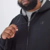 Powerblend Full-Zip Hoodie, C Logo - Big & Tall